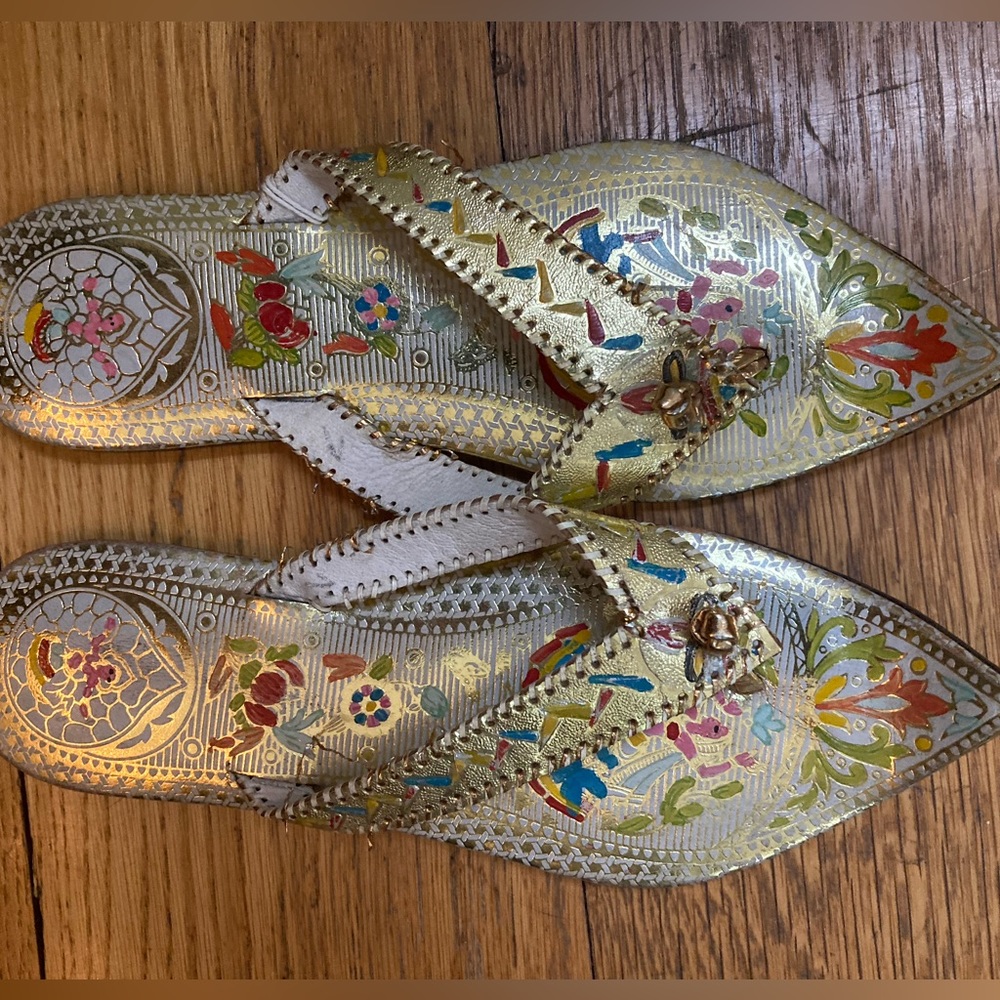 Vintage Exotic Indian shoes